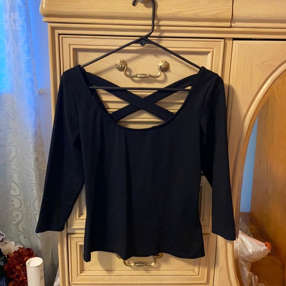 Bebe Low Back Top - Picture 1 of 6